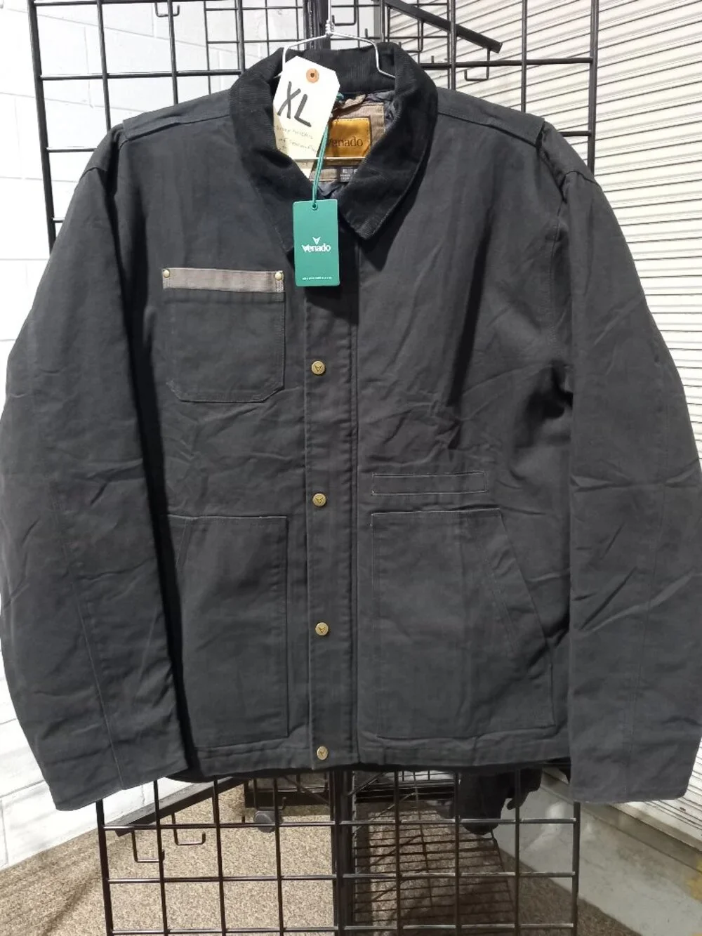 CANVAS CONCEALED CARRY JACKET - Black | XL - Picture 2 of 8